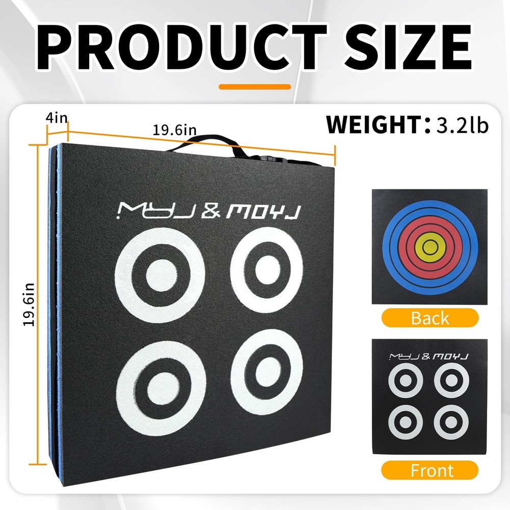 Archery Target XPE Material Compatible with Compound Bow, Longbow, Composite