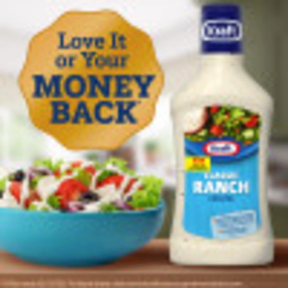 (6 pack) Kraft Classic Ranch Dressing, 16 fl oz Bottle