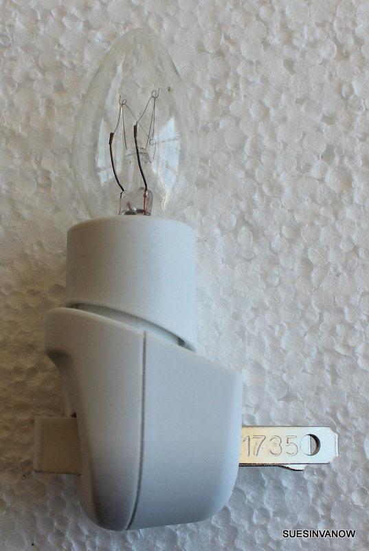 New Night light Replacement part Bulb switch White Safe Sturdy