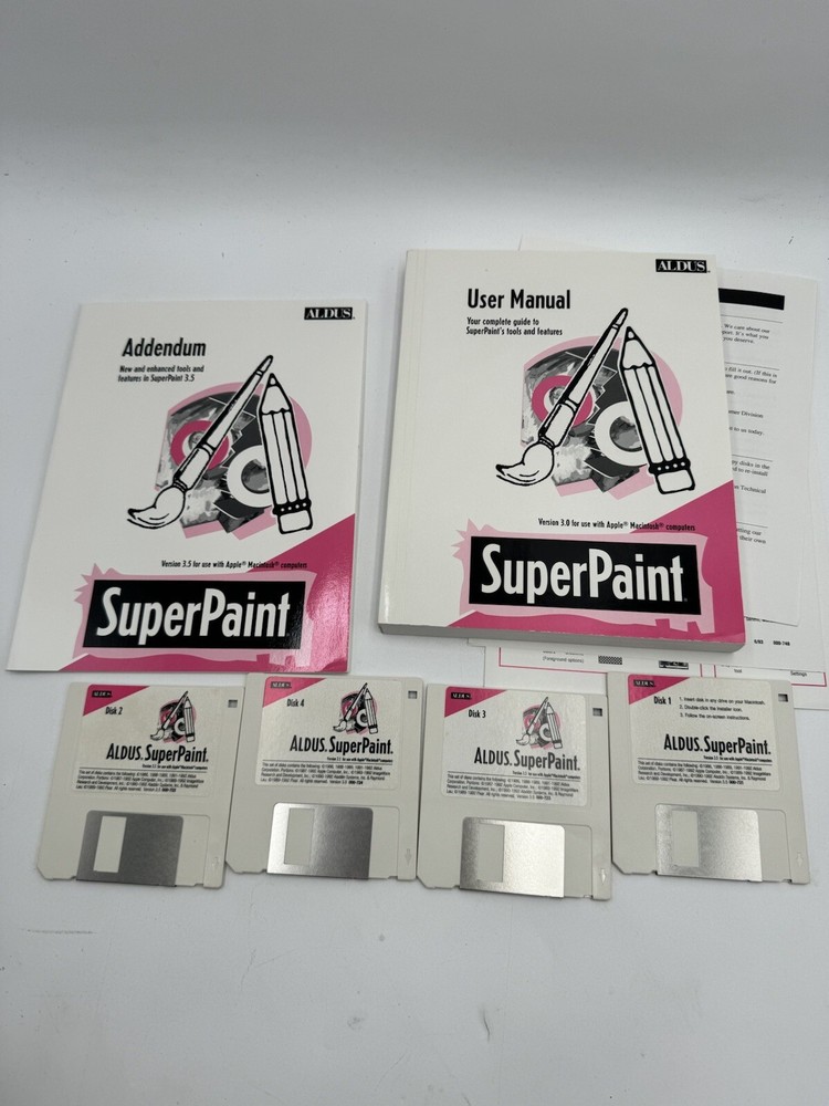 SuperPaint Silicon Beach Software Apple Macintosh Vintage