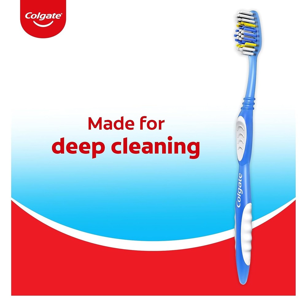4X Colgate Extra Clean Soft Bulk Toothbrushes for Travel