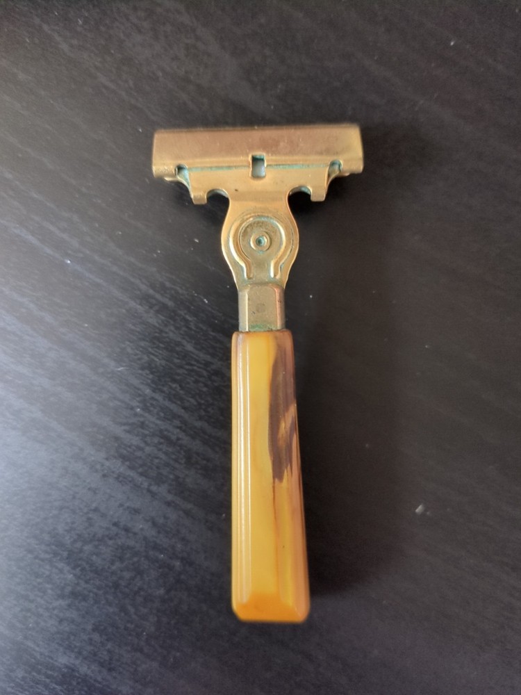 Schick Injector Single Edge Safety Razor -bakelite Handle