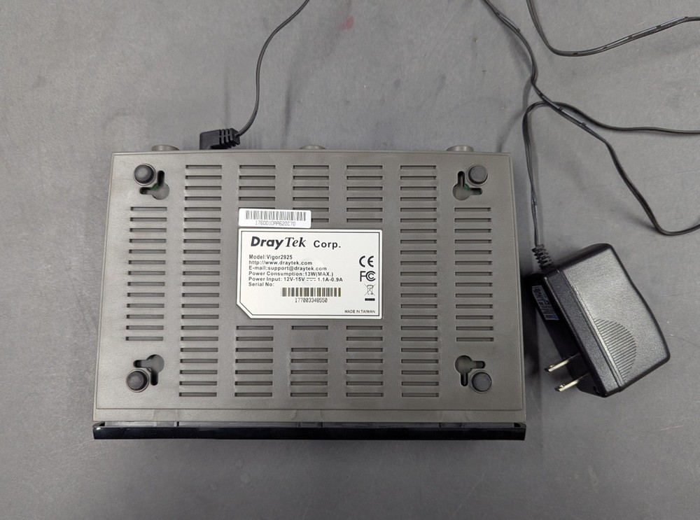 DrayTek Vigor 2925 Dual WAN Security Router - VPN Firewall