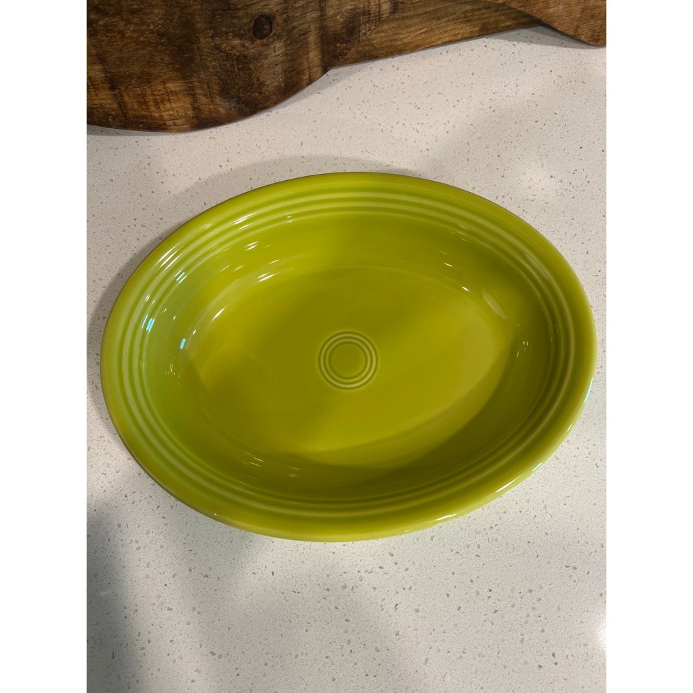 Fiesta lime green 10” serving dish