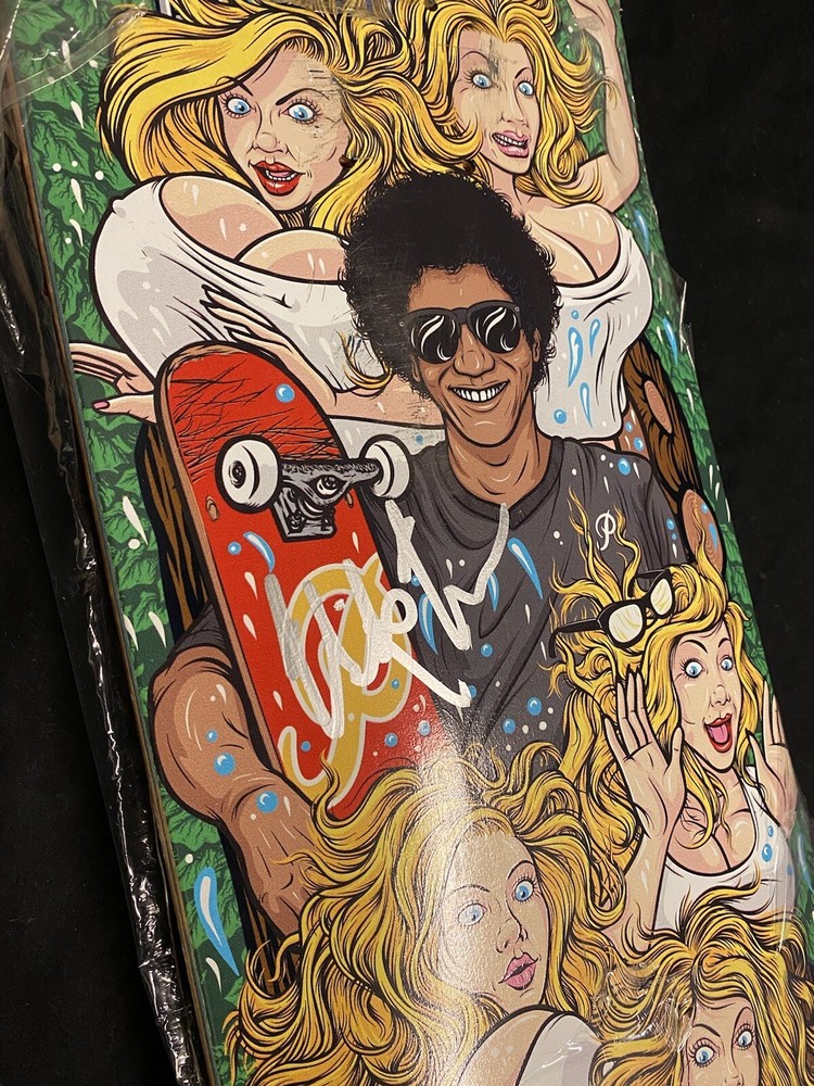 RARE SIGNED Nick Tucker Debut Pro Primitive Skateboard Deck Splash Mtn AUTOGRAPH