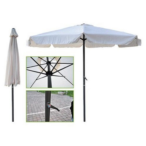 Round Parasol Ø 3 MT with Side Winch for Garden