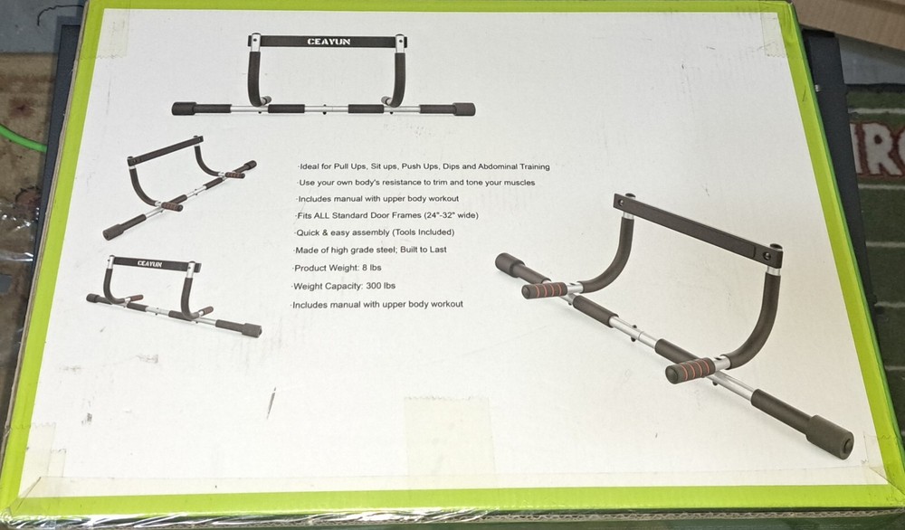 CEAYUN Multi-Grip Pull-Up Bar For Total Upper Body Conditioning & Training