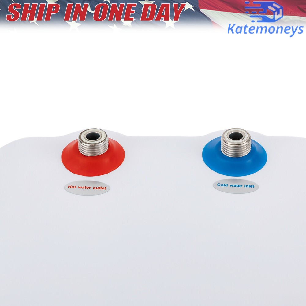 1.5KW Electric Mini-Tank Water Heater for RV Trailer Kitchen Under Sink Counter
