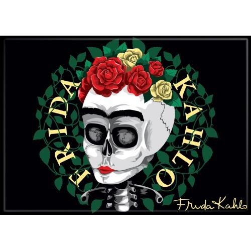 ATA-BOY FRIDA SKULL MAGNET 2.5” X 3.5” NEW