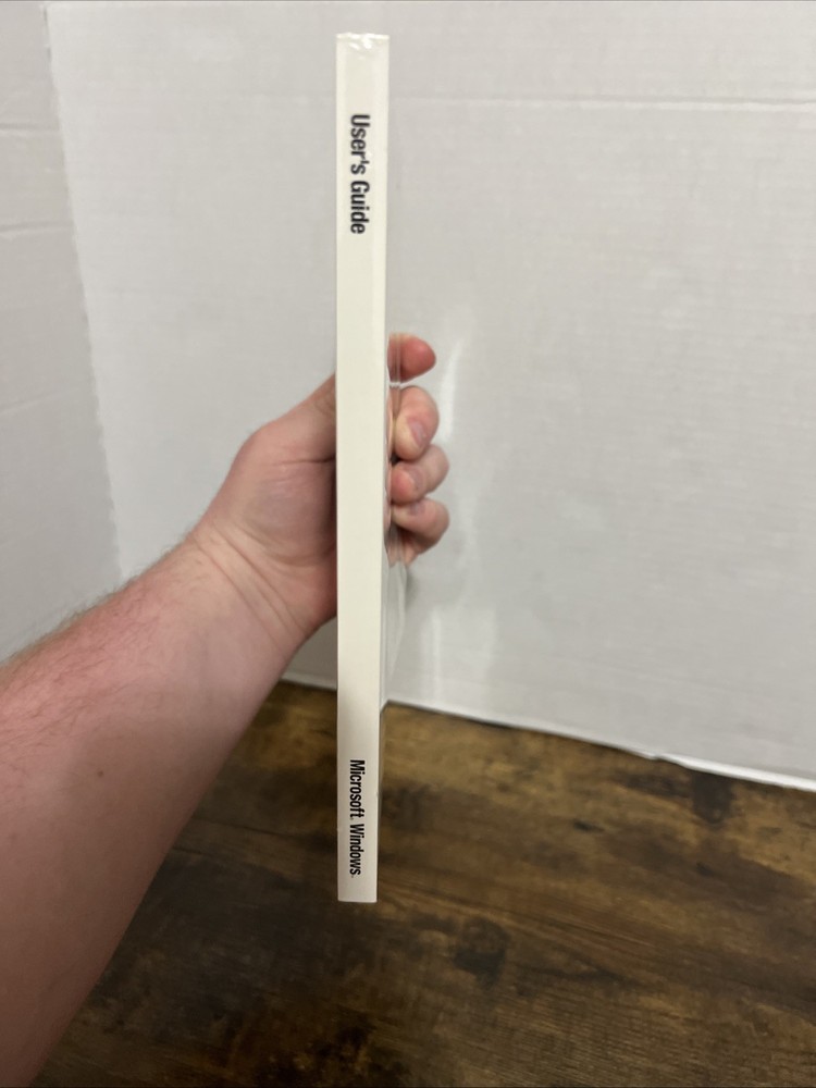 vintage Microsoft Windows User's Guide Brand New Sealed