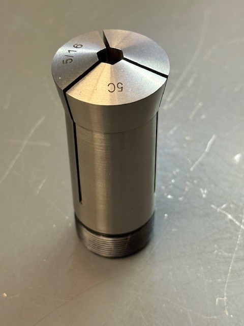 5/16" Hex 5C Collet w/Internal Threads