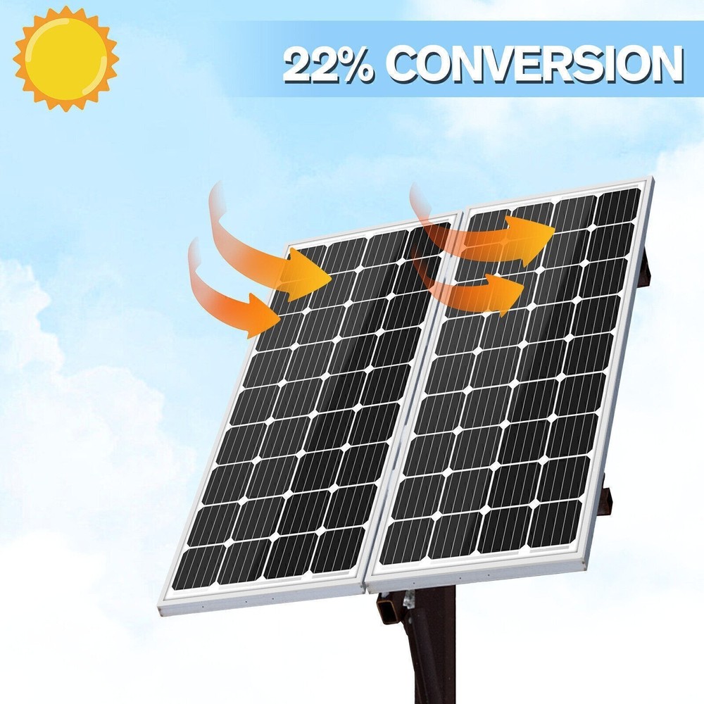 9BB Cell 200W Monocrystalline 12V Solar Panel High Efficiency Mono Module RV