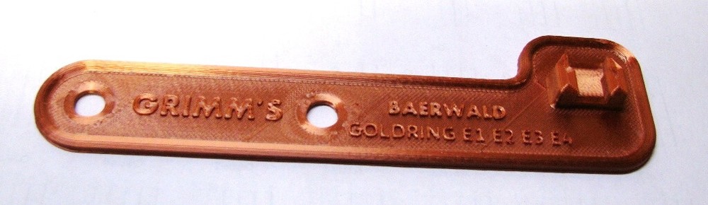 GRIMM'S GOLDRING E1, E2, E3 & E4 CARTRIDGE BAERWALD PROTRACTOR, EASY ACCURACY