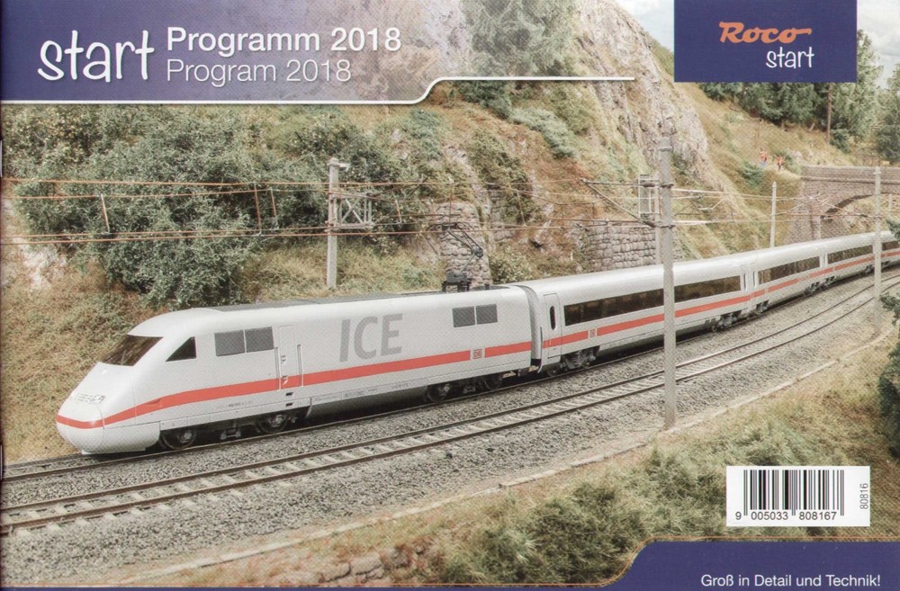 catalog START PROGRAM ROCO FLEISCHMANN 2018 large in detail and technology D E bb
