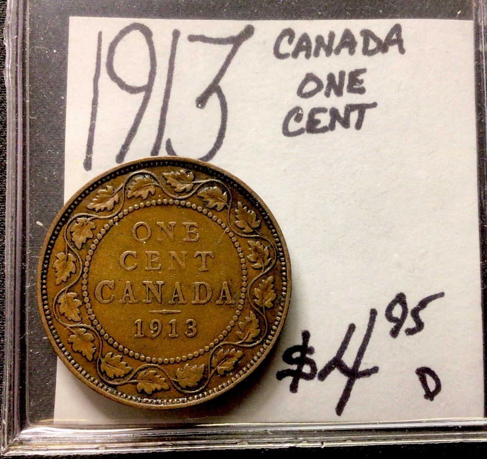 1913 Canada 1 Cent! ENN Coins