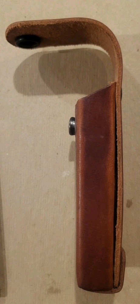 VTG Gerber Multi Tool Leather Basket Weave Sheath Case Only