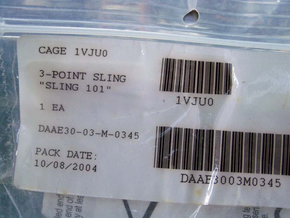 SPEC.-OPS. 3-POINT SLING, SLING-101 (NOS)