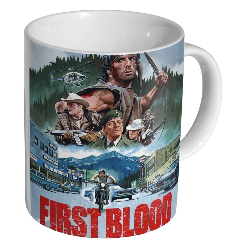 Rambo First Blood Artwork - Ceramic Coffee Mug / Tea Cup