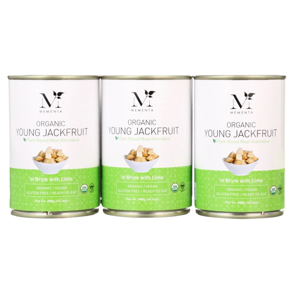 (6 Pack) Organic Jackfruit in Brine with Lime, 14 oz. Can