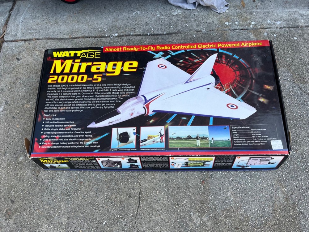 WATTAGE MIRAGE 2000-5 VINTAGE JET