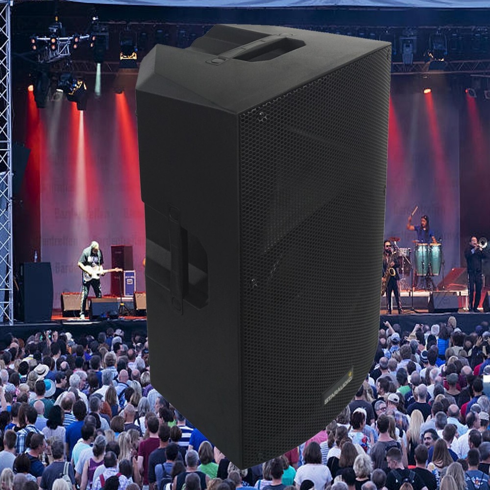 2-Way 15" PA Active DJs Speaker System 4000W Powered Karaoke Bluetooth Speaker