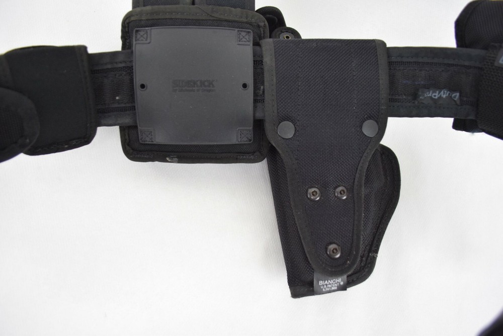 Duty Pro Black Hook and Loop Adjustable Universal Duty Belt