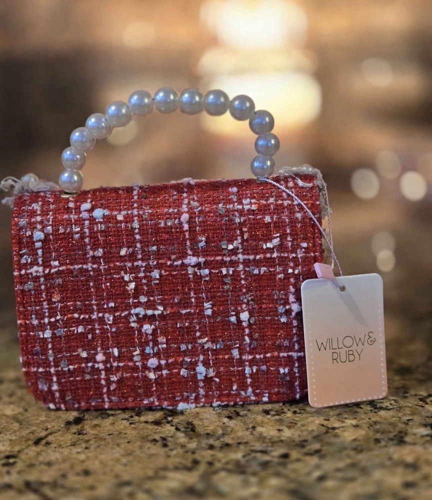 NWT Willow & Ruby Girls Tweed Mini bag