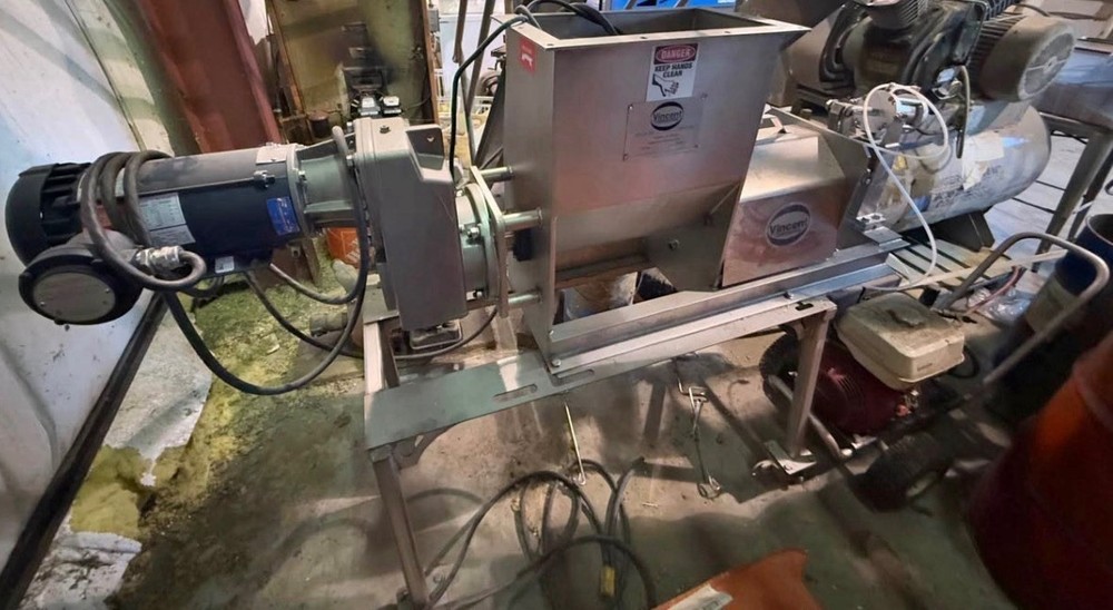 2020 Vincent CP-4 Horizontal Screw Press - READ FULL DESCRIPTION