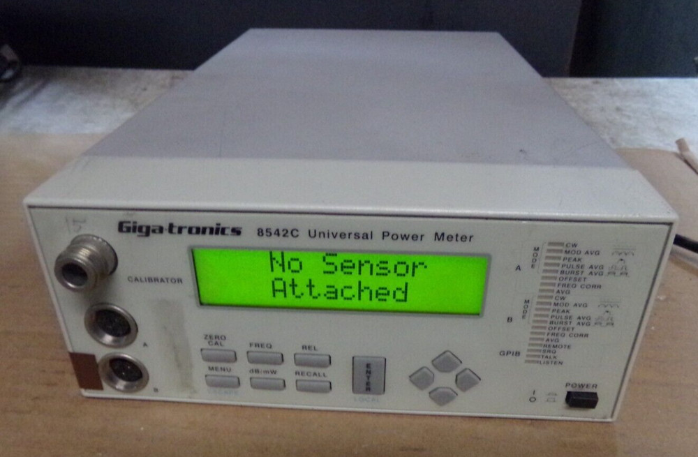 Gigatronics 8542C Dual Input Universal Power Meter Conf. 431