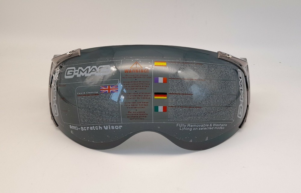 2 x G-MAC Costa AV Visor C/W Frame Black Visors