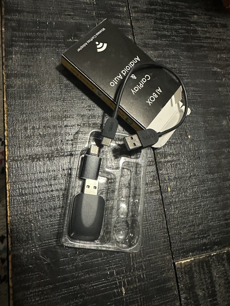 AI BOX Wireless CarPlay & Android Auto Adapter with Wireless Link