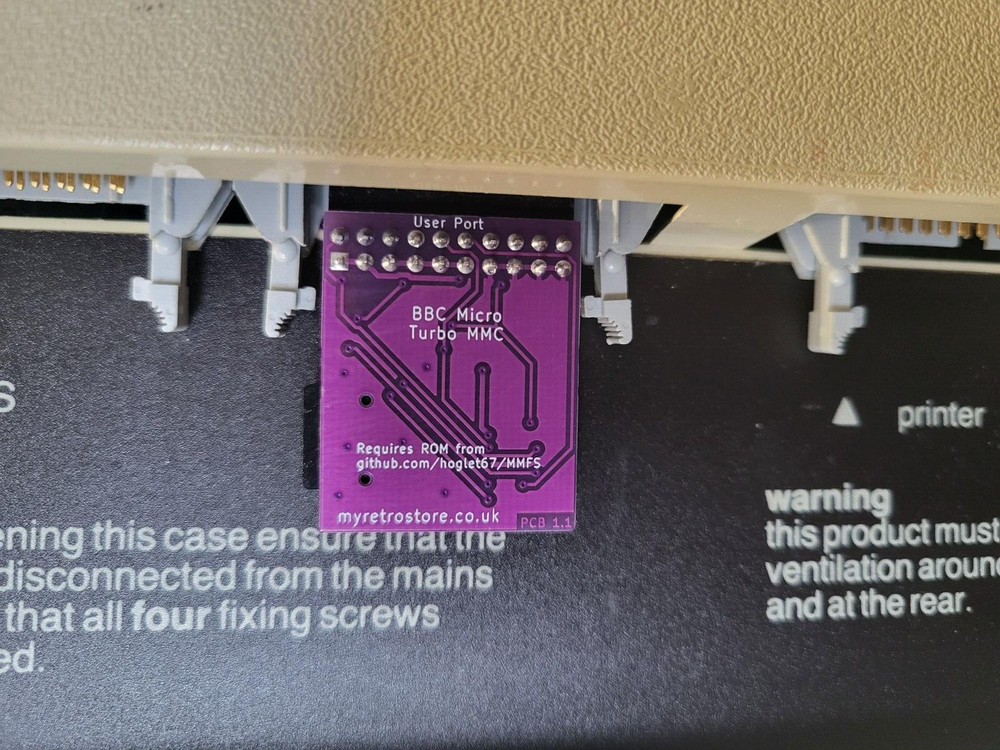 🇬🇧 Turbo MMFS micro SD Interface BBC MICRO Model B Master 128 plus ROM