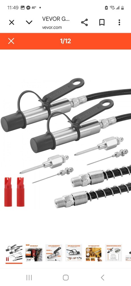 Vevor Locking Grease Coupler Th-46-7D