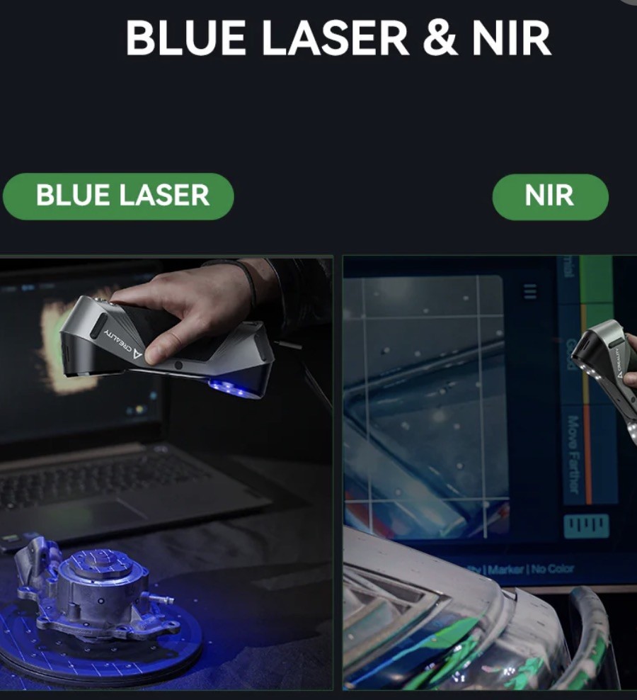 Creality CR-Scan Raptor 3D Scanner for 3D Printer 24-Bit Full-Color Scanning