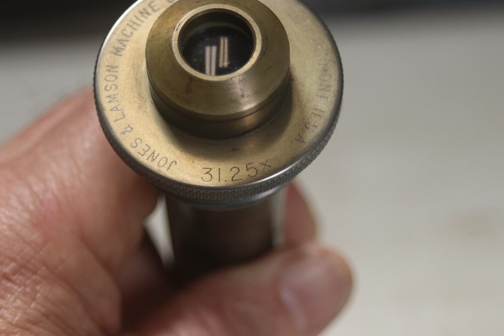 Jones & Lamson 31.25x Optical Comparator Objective Lens