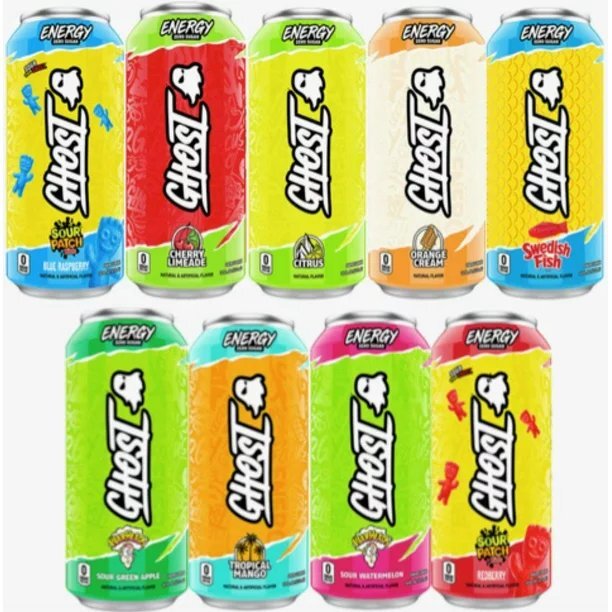 GHOST Variety Pack - Energy Drink - 9 Pack