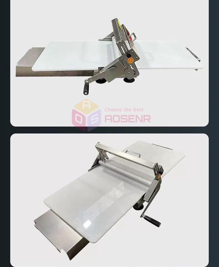 Hand-cranked Foldable Dough Sheeter Pastry Sheeter Puff Pastry Machine