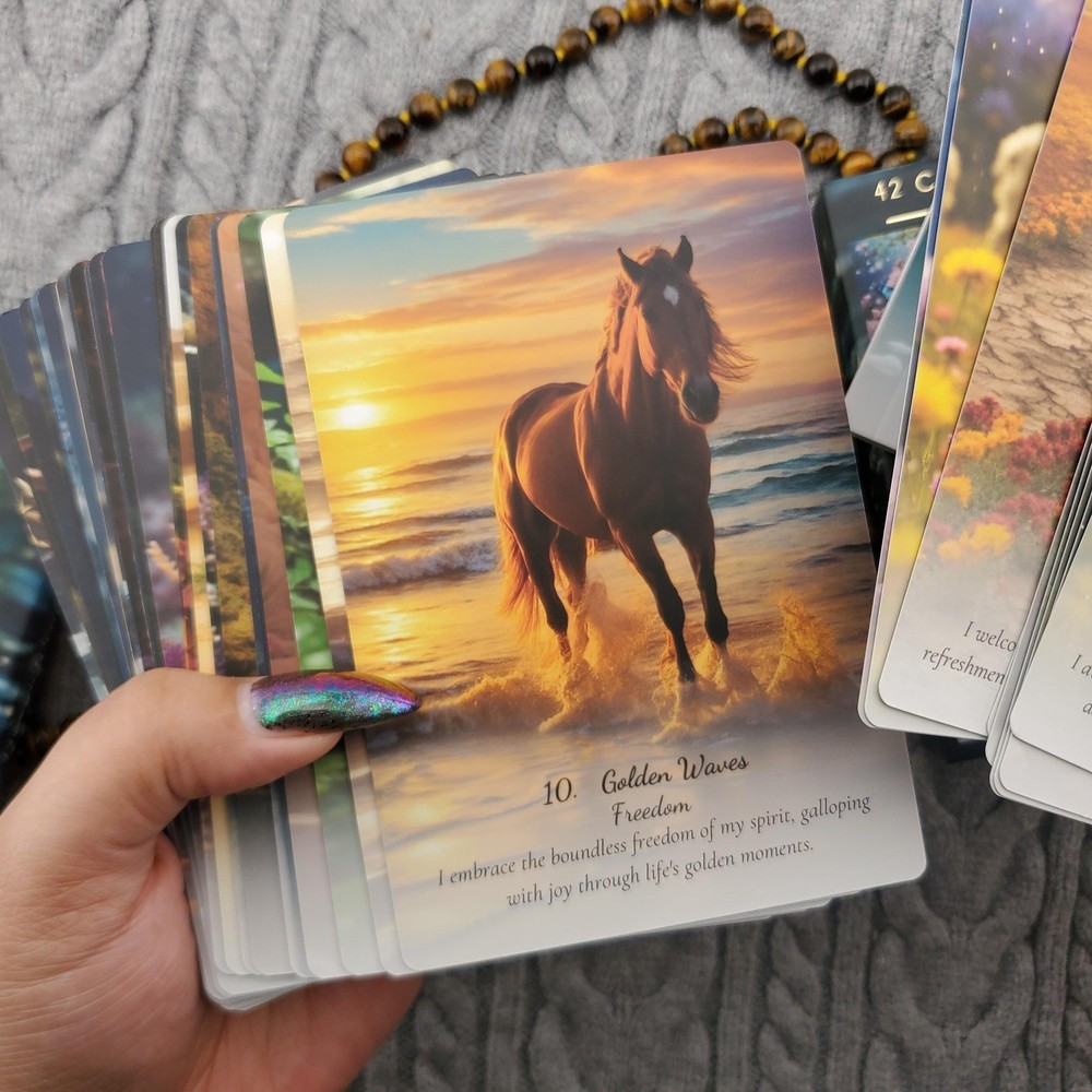 Enchanted Waters Oracle 42 Card Oracle Deck USED