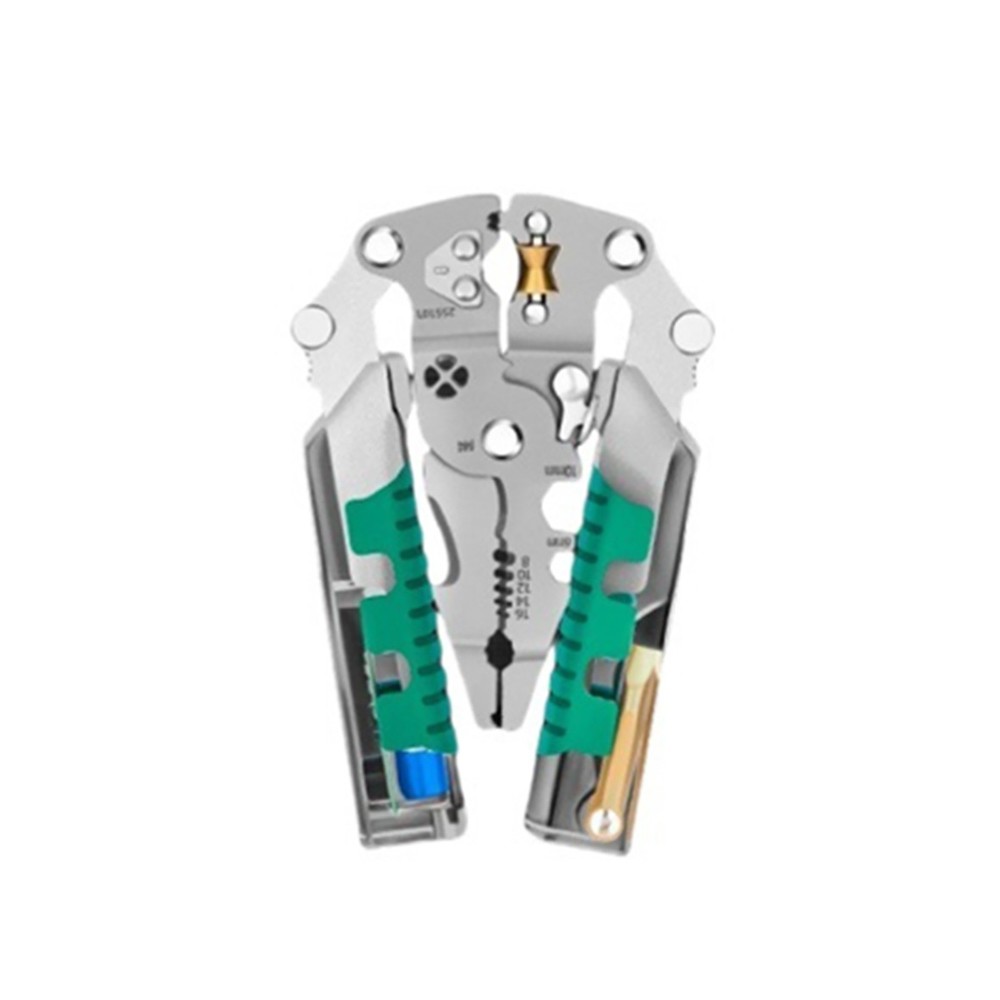 1 PCS Durable Multi-Functional Fold Wire Stripper Scissor With Voltage Test