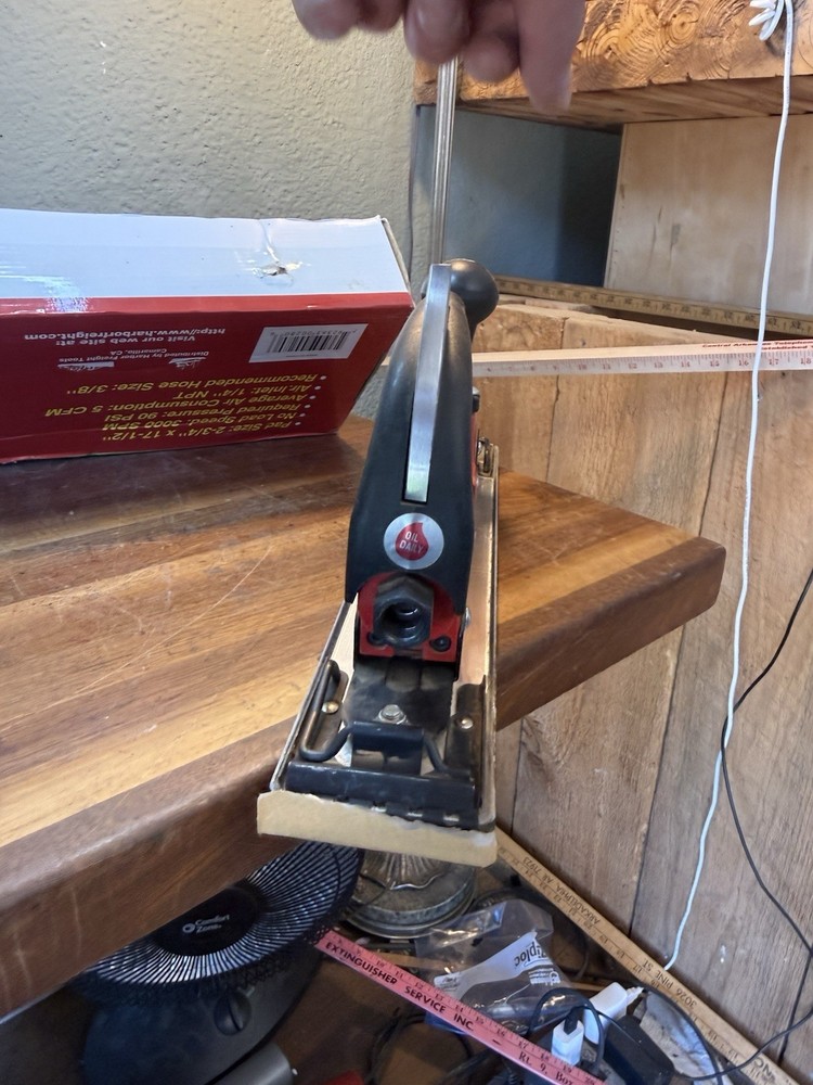 Central Pneumatic Air Inline Sander#280 Tested /Works