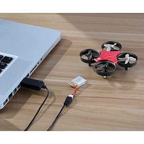 VOYAGE AERONAUTICS MICRO SPACE DRONE W/ REMOTE, RED *DISTRESSED PKG