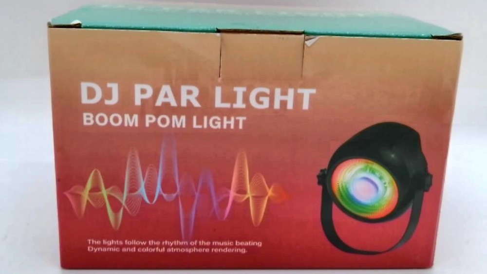 DJ Par Light Smart Atmosphere Light APP Remote Control Open Box Tested Working