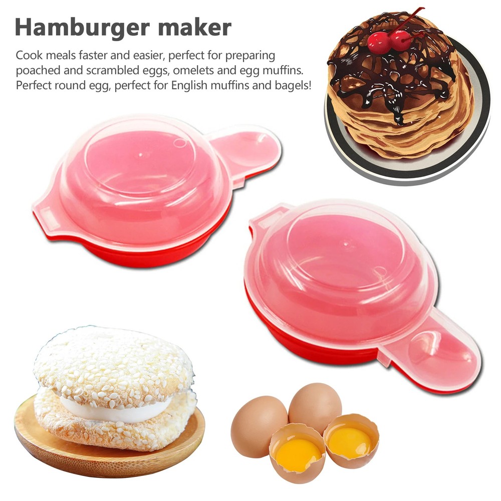 2PCS Microwave Egg Cooker Fast Omelet Maker