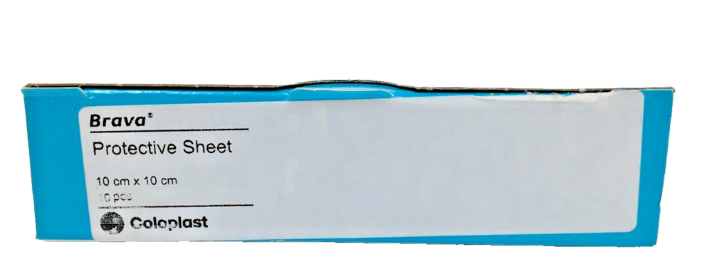 10 Coloplast 032105 Brava Protective Sheets 4" X 4" -Expires 2026