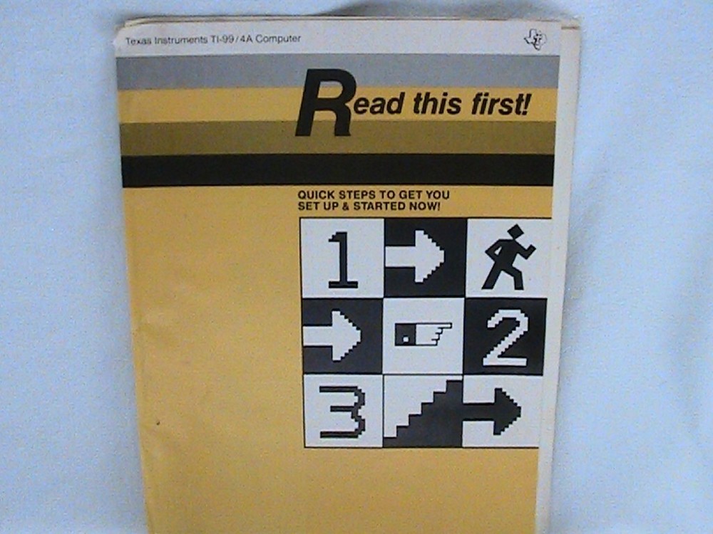USED TEXAS INSTRUMENT MANUALS FOR TI99/4A COMPUTER BEGINNERS BASIC USER'S REFER
