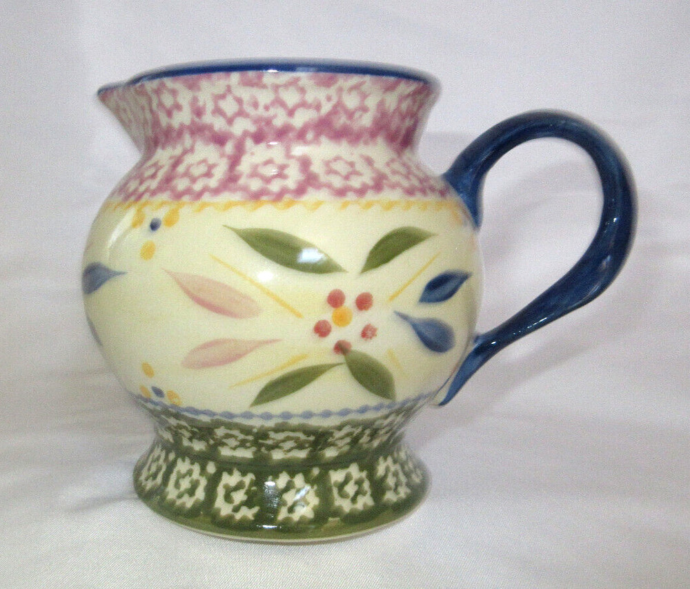 Temptations by Tara Old World Multicolor Creamer PPP-BT EUC