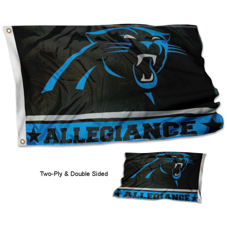 Carolina Panthers Allegiance Two Sided Flag