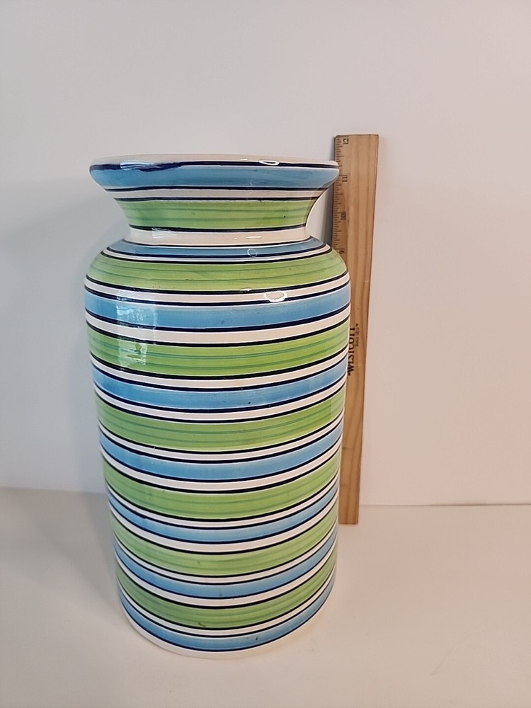 Artisan Hand Painted Ceramic Vase