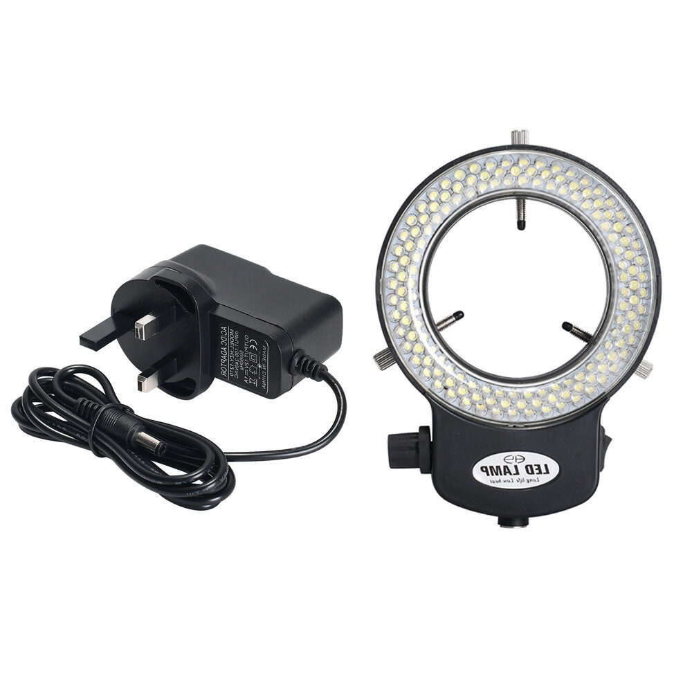 144LED Adjustable Ring LightLamp Illuminator for Stereo Microscope 4Type