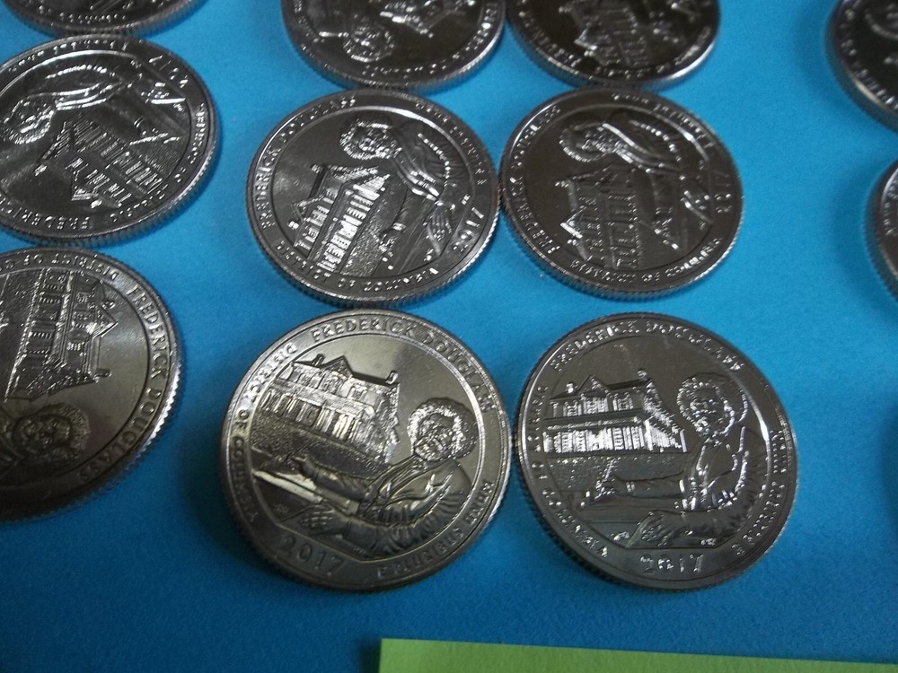 2017 (34) S Frederick Douglass NP ATB quarters uncirc. FREE SHIP